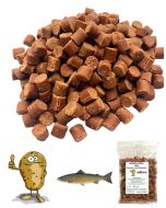 Hundeleckerli Kartoffel Softies Lachs Getreide- und Glutenfrei 200g / Packung 