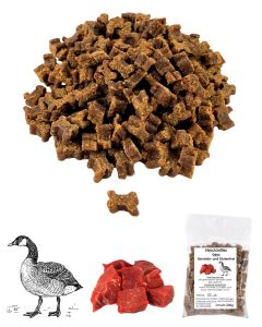 Hundeleckerli Fleisch Softies Gans Getreide- und Glutenfrei 200g / Packung