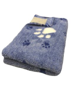 Vet Beddings GROßE PFOTE BLAU + WEIß 30mm von elropet® Premium Qualität Original Englisch