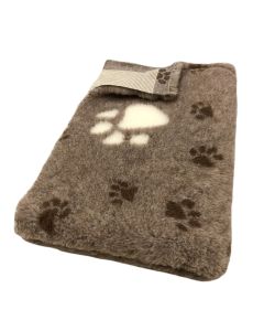 Vet Beddings GROßE PFOTE BRAUN + WEIß 30mm von elropet® Premium Qualität Original Englisch
