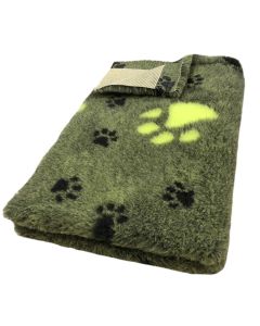Vet Beddings GROßE PFOTE DUNKLES GRÜN + GRÜN 30mm von elropet® Premium Qualität Original Englisch