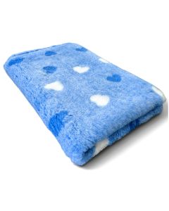Vet Beddings Herzen BLAU-Weiß 30mm von elropet® Premium Qualität Original Englisch