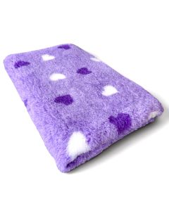 Vet Beddings HERZEN LILA-Weiß 30mm von elropet® Premium Qualität Original Englisch