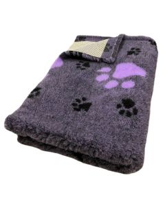 Vet Beddings GROßE PFOTE LILA + DUNKELES LILA 30mm von elropet® Premium Qualität Original Englisch