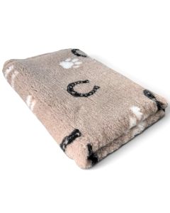 Vet Beddings PFOTE & HUF BRAUN 30mm von elropet® Premium Qualität Original Englisch