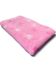 Vet Beddings kleine Pfoten PINK & WEIß 30mm von elropet® Premium Qualität Original Englisch