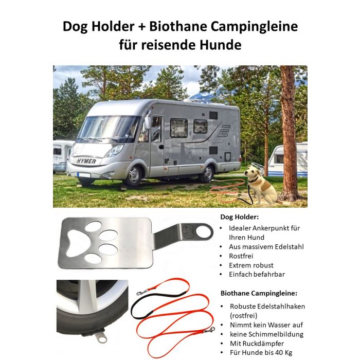 Hundeleinen Haken Aus Edelstahl - Sicherer Leinenhalter Für Terrasse & Garten