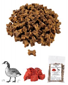 Hundeleckerli Fleisch Softies Gans Getreide- und Glutenfrei 200g / Packung