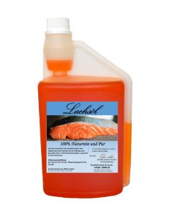 Lachsöl 100% Naturrein und Pur 1000ml