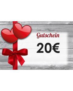 Geschenkgutschein 20€