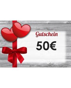 Geschenkgutschein 50€