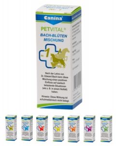  PETVITAL® Bach-Blüten Nr.1 - Nr.7 Inhalt: 10g (1,09€/g)