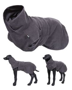Hundebademantel Microfaser Grau Rukka XS - XL
