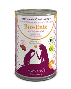 Hermann´s Bio-Ente mit Süßkartoffeln 400g (0,83€/100g)