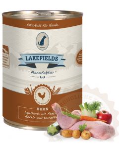 Lakefields Dosenfleisch-Menü Huhn für ausgewachsene Hunde 400g (0,82€/100g)