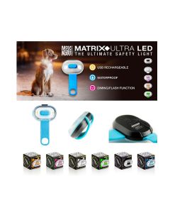 Leuchtadapter für Hundehalsbänder / Wasserfest & aufladbar / Leuchtet in 3 verschiedenen Stufen mit Blinkfunktion 