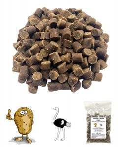  Hundeleckerli Kartoffel Softies Strauß Getreide- und Glutenfrei 200g / Packung (1,75€/100g)