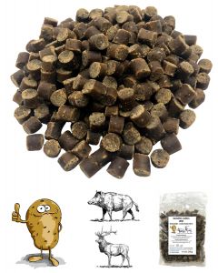  Hundeleckerli Kartoffel Softies Wild Getreide- und Glutenfrei 200g / Packung (1,75€/100g)