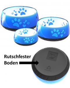 Hundenapf elropet® Hellblau für kleine, mittlere & große Hunde mit rutschfester Unterseite