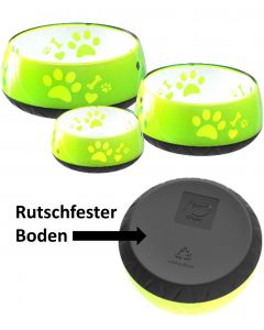 Hundenapf elropet® Lemon für kleine, mittlere & große Hunde mit rutschfester Unterseite