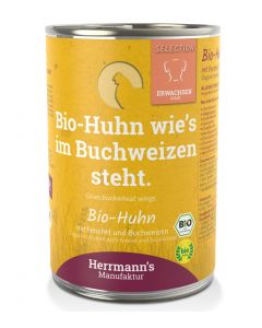 Hermann´s Bio Huhn mit Fenchel und Buchweizen 400g (0,83€/100g)