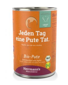 Hermann´s Bio Pute mit Zucchini und Apfel 400g (0,83€/100g)