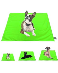elropet® Hundedecke Softshell für kleine, mittlere & große Hunde Neongrün