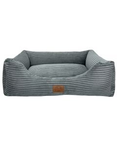 elropet® Hundebett San Marino aus Kuschelcord - orthopädisch- Grau 