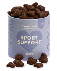 DoggyLove Sport Support – Sport, für aktive Hunde, Stärkung des Energiehaushalts & Immunsystems, Power-Snack, Premium Hundeleckerli, Hundesnacks Gesundheit, Ergänzungsfuttermittel, natürliche Zutaten, Glutenfrei 