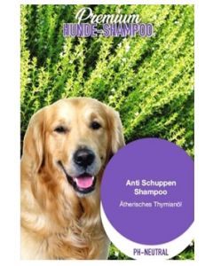 Hundeshampoo Premium pH neutral Anti Schuppen Tymianöl 300ml