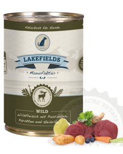Lakefields Dosenfleisch-Menü Wild für ausgewachsene Hunde 400g (0,82€/100g)