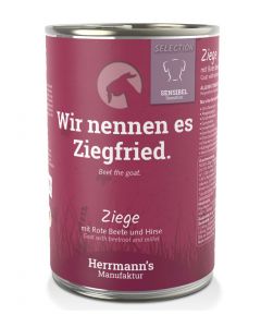 Hermann´s Ziege mit rote Beete und Hirse 400g (0,83€/100g)